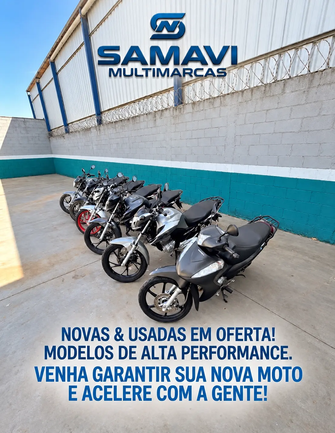 Motos novas e usadas